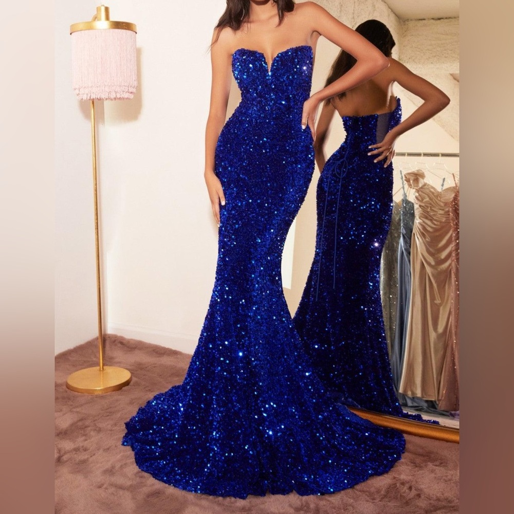 Cinderella divine sequin evening gown